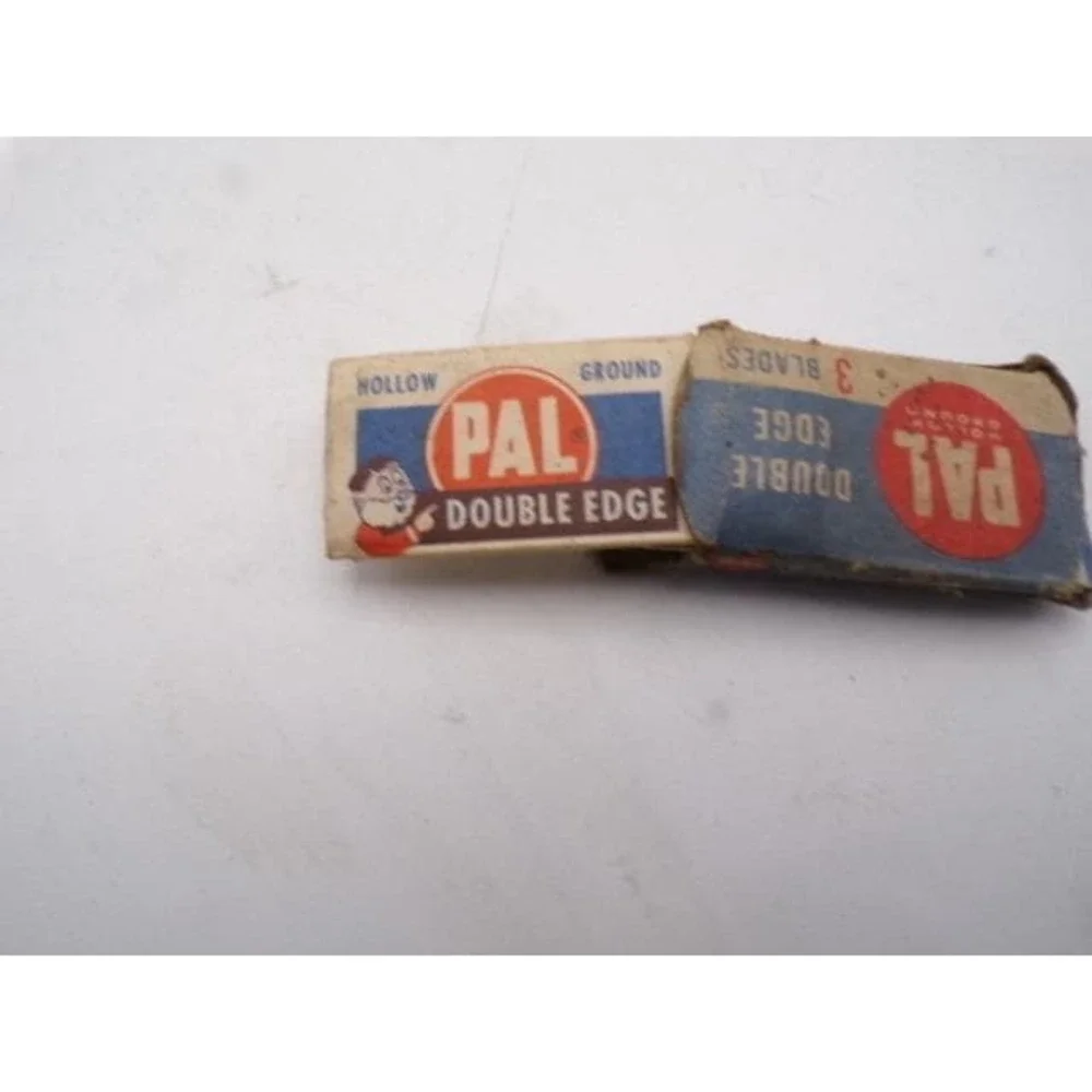 PAL Double Edge Razor‎ Blades Hollow Ground Vintage 3 Blades NOS